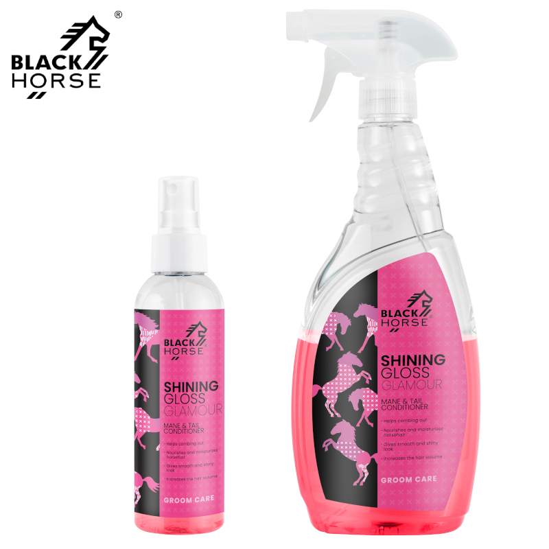 Black Horse Shining Gloss Glamour odżywka do grzywy i ogona Cavallo