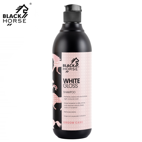 Black Horse White Gloss szampon dla siwych koni 500ml