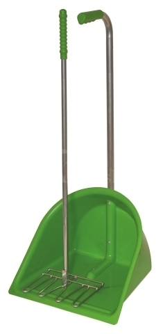 Zestaw do sprzątania stajni MISTBOY zielony 75 cm