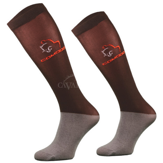 Podkolanówki Comodo Microfibre-03 brązowe