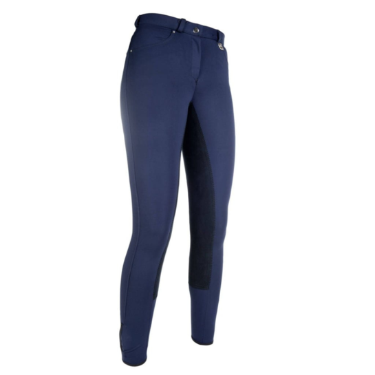 Bryczesy HKM Comfort Fit granatowe