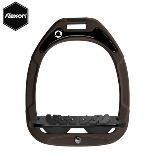 Strzemiona Flex-On Green Composite z kolcami brązowe (14-brown-black-black)