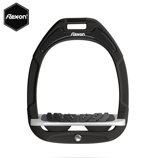 Strzemiona Flex-On Green Composite z kolcami czarne (15-black-grey-black)