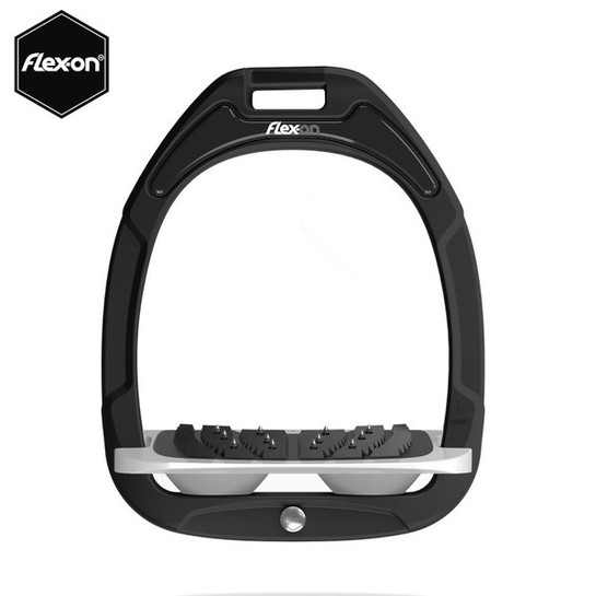 Strzemiona Flex-On Green Composite z kolcami czarne (16-black-grey-grey)