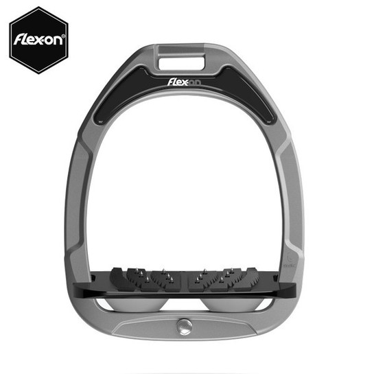 Strzemiona Flex-On Green Composite z kolcami srebrne (20-s.grey-black-grey)