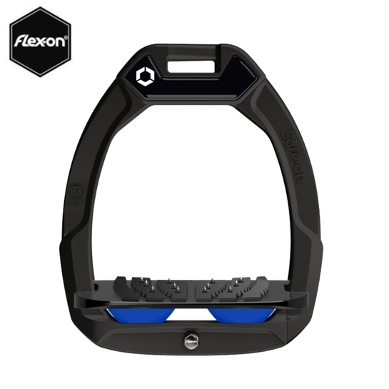 Strzemiona Flex-On Safe-On z kolcami czarne (52-black-black-blue)