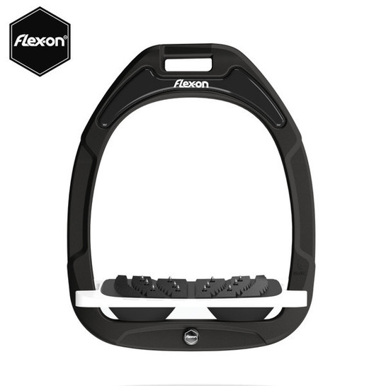 Strzemiona Flex-On Green Composite z kolcami czarne (21-black-white-black)