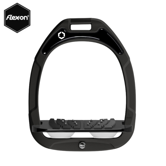 Strzemiona Flex-On Green Composite z kolcami czarne (23-black-black-white)