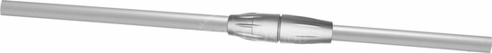Trzonek teleskopowy V-Plast alum, czarny 75-115 cm 
