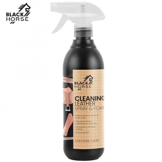 Black Horse Cleaning Leather Spray & Foam - pianka czyszcząca do skór 
