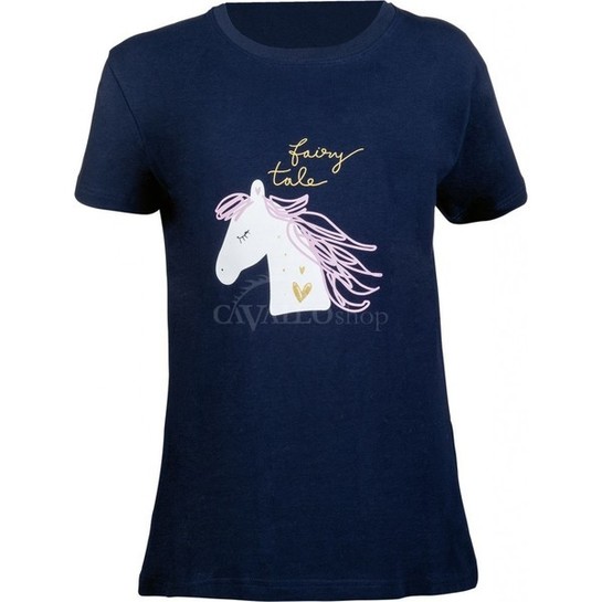 Koszulka HKM T-Shirt młodzieżowa Fairy Tale granatowa