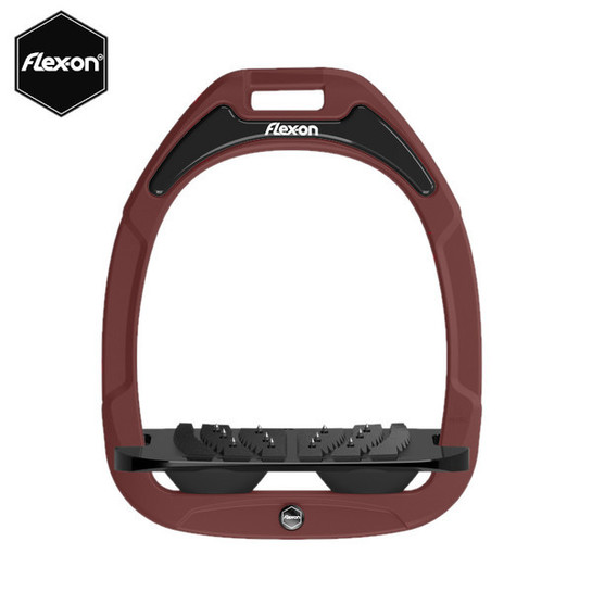 Strzemiona Flex-On Green Composite z kolcami czarne (32-burgundy-black-black)