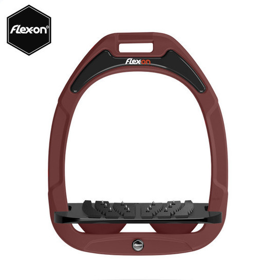 Strzemiona Flex-On Green Composite z kolcami czarne (36-burgundy-black-burgund)