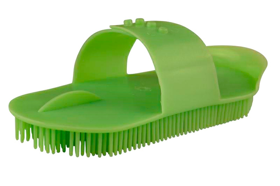 Zgrzebło plastikowe API iglak limonkowe