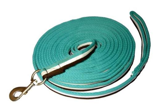 Lonża Start ThreeStripe Dark Brown/White/Teal