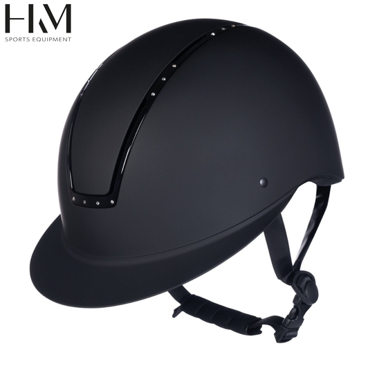 Kask HKM Lady Shield Sparkle Diamond czarny