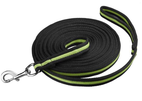 Lonża Start Soft Cushion Black/Apple Green