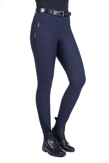 Bryczesy HKM Equine Sports granatowe