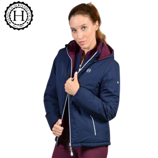 Kurtka Harcour Jamit dwustronna Navy/Burgundy