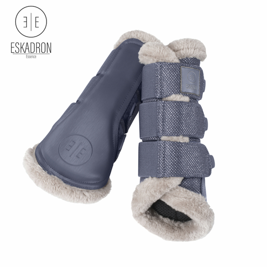 Ochraniacze Eskadron Essence Glitter Mesh Fauxfur Doveblue
