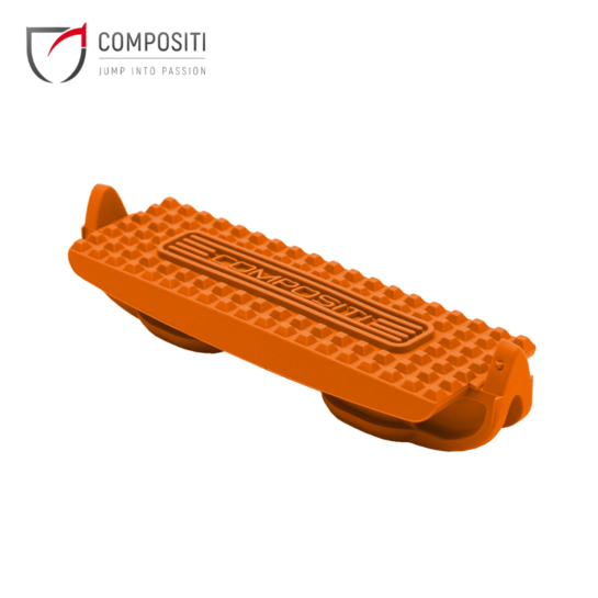 Wkładki do strzemion Compositi Premium Adult pomarańczowe