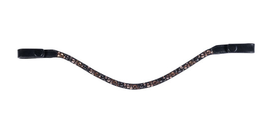 Naczółek HKM Rosegold Glamour czarny
