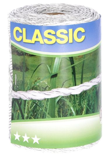 Plecionka do ogrodzeń Kerbl Classic 250m x 2mm biała