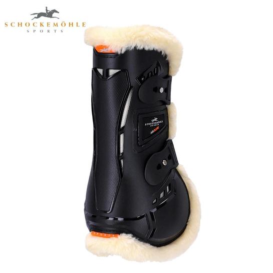 Ochraniacze z futrem Schockemöhle Air Flow Champion przód Black
