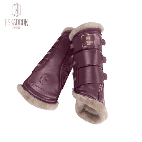 Ochraniacze Eskadron Heritage Glamslate Faux Fur Cassis
