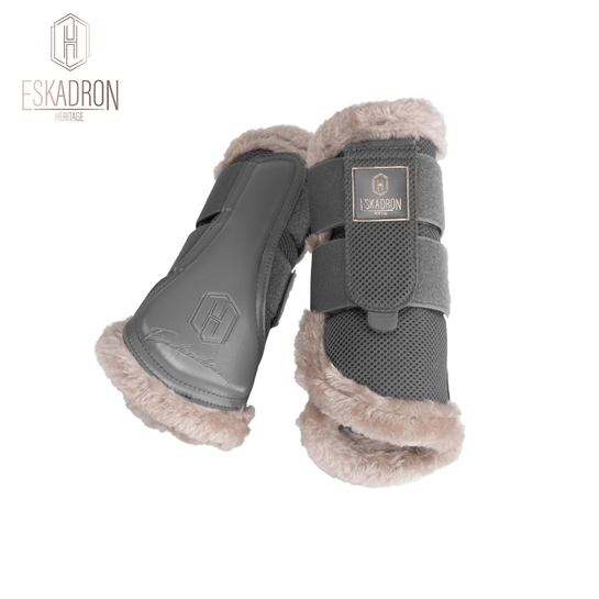 Ochraniacze Eskadron Heritage Mesh Faux Fur Earl Grey