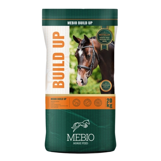 Mebio Build Up Musli 20 kg dla chudych, nerwowych oraz starszych koni