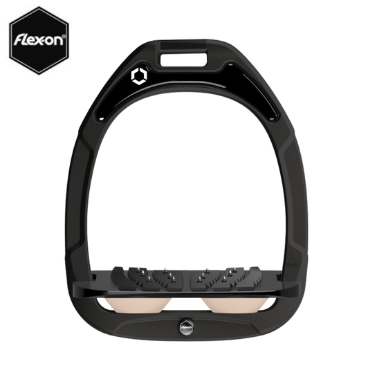 Strzemiona Flex-On Green Composite z kolcami czarne (39-black-black-milkshake)