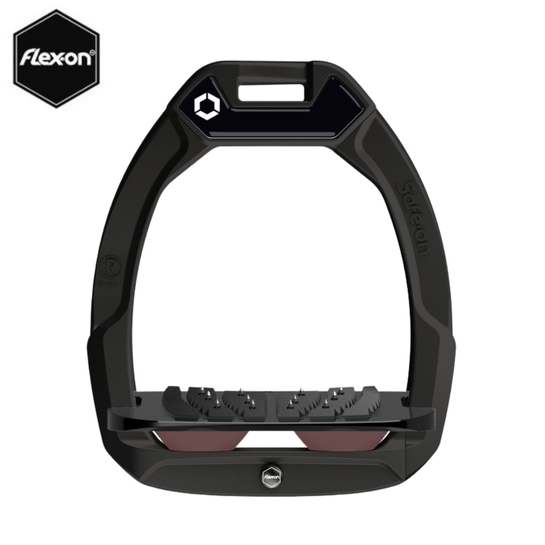 Strzemiona Flex-On Safe-On z kolcami czarne (59-black-black-chocolate)