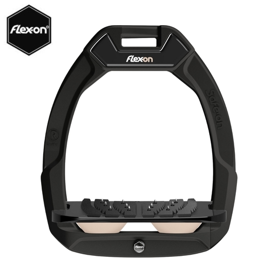 Strzemiona Flex-On Safe-On z kolcami czarne (61-black-black-milkshake)