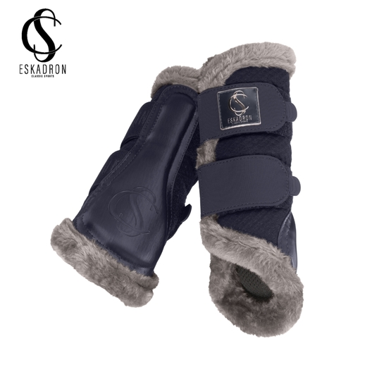 Ochraniacze Eskadron Classic Sports Mesh FauxFur Navy