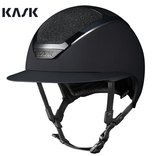 KASK Star Lady Chrome Swarovski Carpet Black