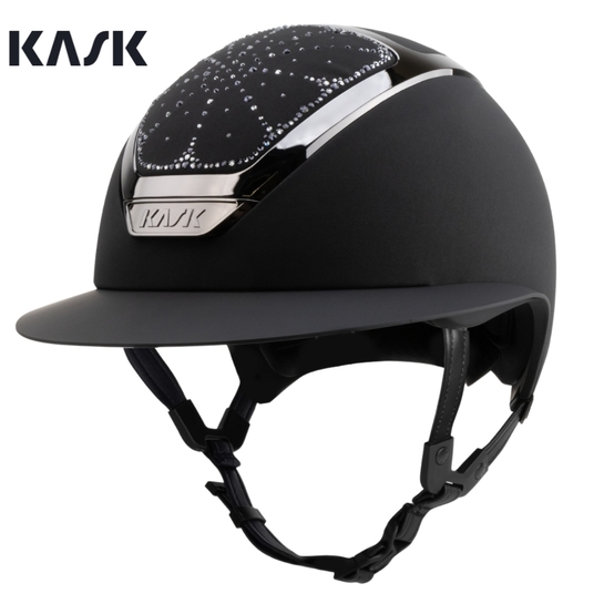 KASK Star Lady Chrome Anima Swarovski Riviera Black-Black-Graphite Mix