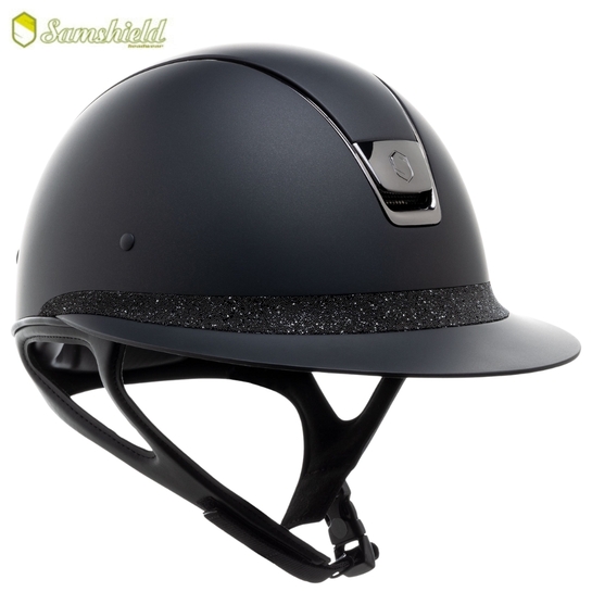 Kask Samshield Miss Shield 2.0 Shadowmatt Crystal Farbic Band Black