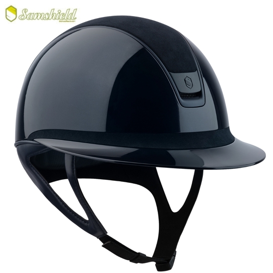 Kask Samshield Miss Shield 2.0 Shadowglossy Alcantara Blue M - bez wkładki