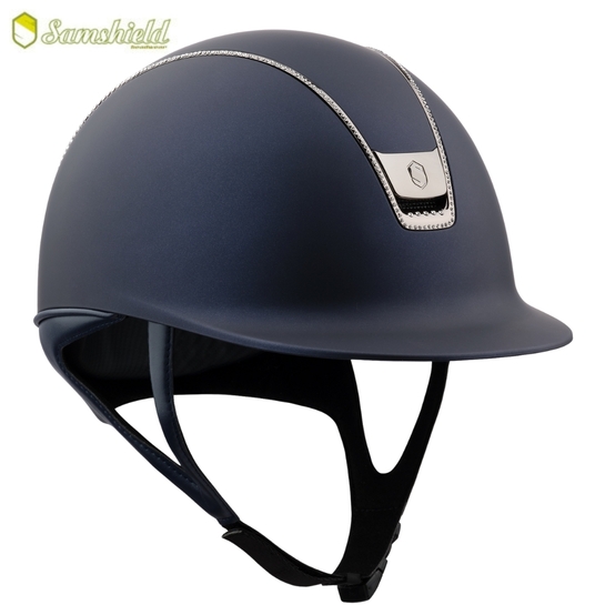 Kask Samshield Shadowmatt 2.0 300 Swarovski Blue M - bez wkładki