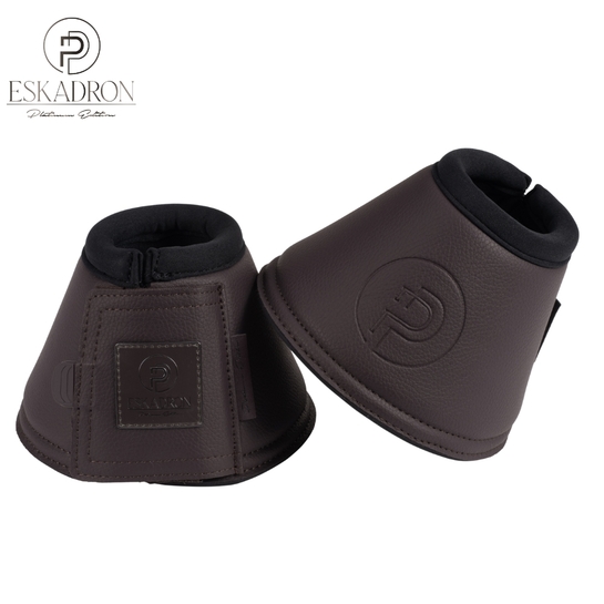 Kaloszki Eskadron Platinum Faux Leather Teak Brown