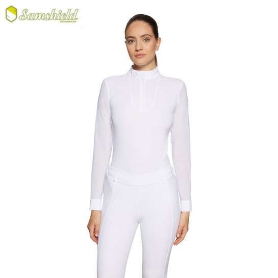Koszula konkursowa Samshield Faustine Boreal White Holo