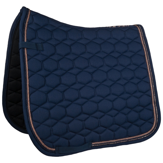 Czaprak HKM Rosegold Glamour wszechstronny granatowy
