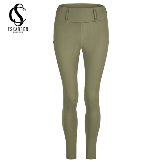 Legginsy Eskadron Fashion Classic Sports Flex Full Grip Dusty Olive