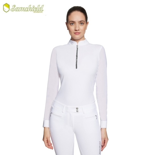 Koszula konkursowa Samshield Aloise Boreal White Night Shade
