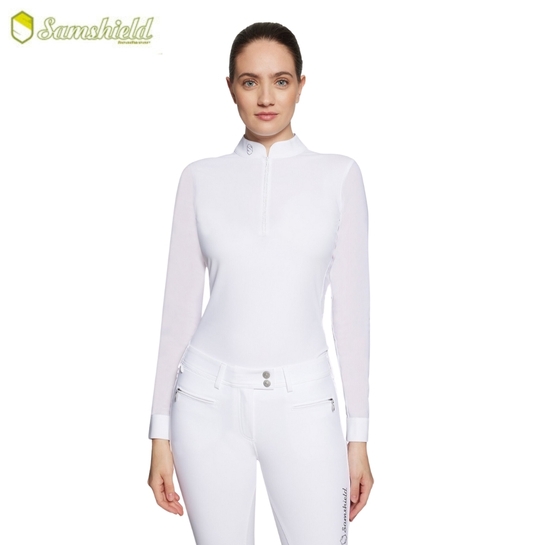 Koszula konkursowa Samshield Aloise Boreal White Tone On Tone