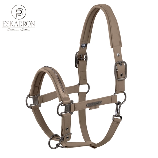Kantar Eskadron Platinum Double Pin Softshell Pearls Smoky Taupe