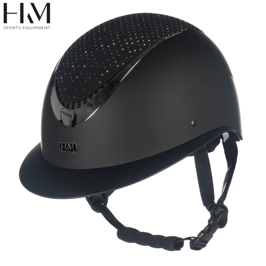 Kask HKM Alarion Diamond czarny/srebrny