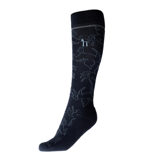 Podkolanówki Horze Pegasus Winter blueberry