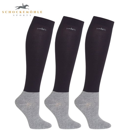 Podkolanówki Schockemöhle 3-Pack Navy